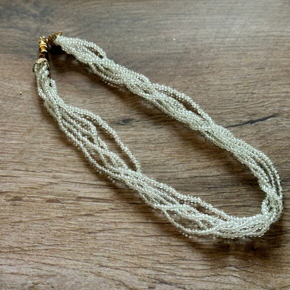 BOGO FREE VTG BEADED MYLTI 80’s necklace - Picture 5 of 5